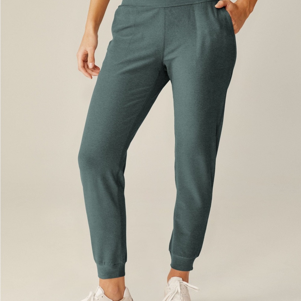 Beyond Yoga Spacedye Midi Jogger, Storm Heather, XS, NWOT
